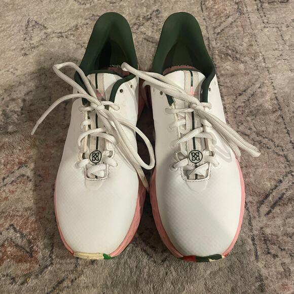 G/FORE x Barstool MG4+ Women's Golf Shoe SZ 7 Pink & Green Floral MSRP $250 EUC - Picture 9 of 12